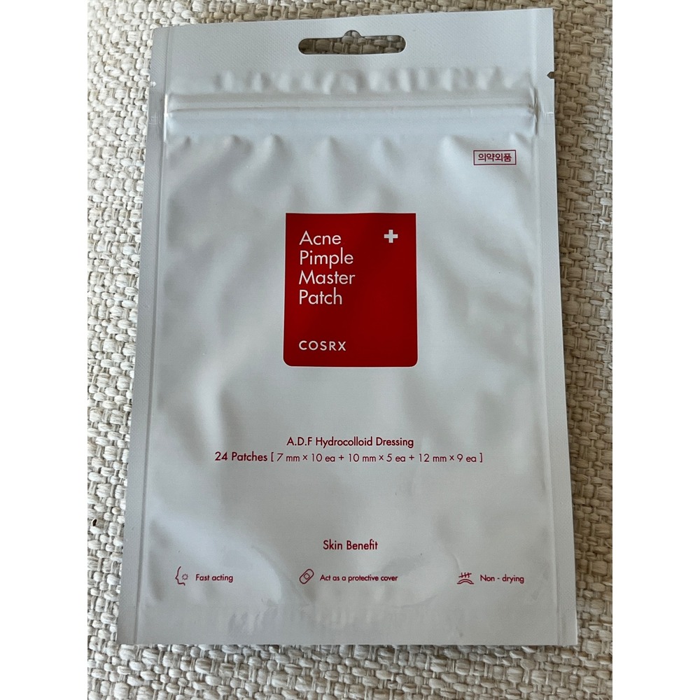 COSRX‎ Acne Pimple Master Patch ADF Hydrocolloid Dressing 24 Patches Fast Acting